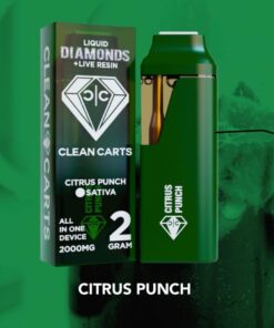 Clean Carts Citrus Punch Yellow Edition Disposable – Sativa