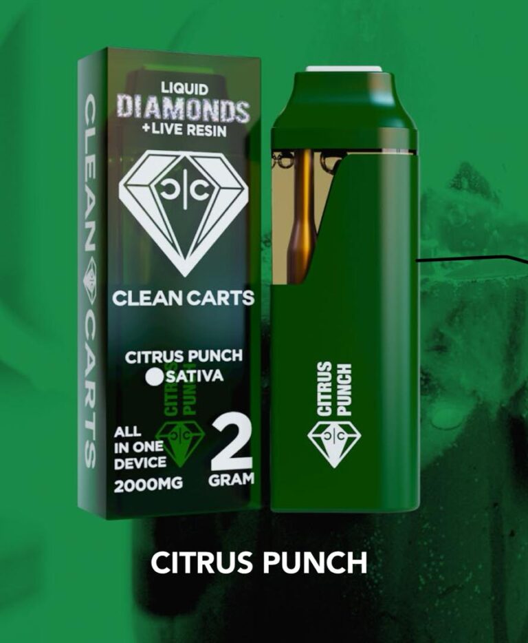 Clean Carts Citrus Punch Yellow Edition Disposable – Sativa